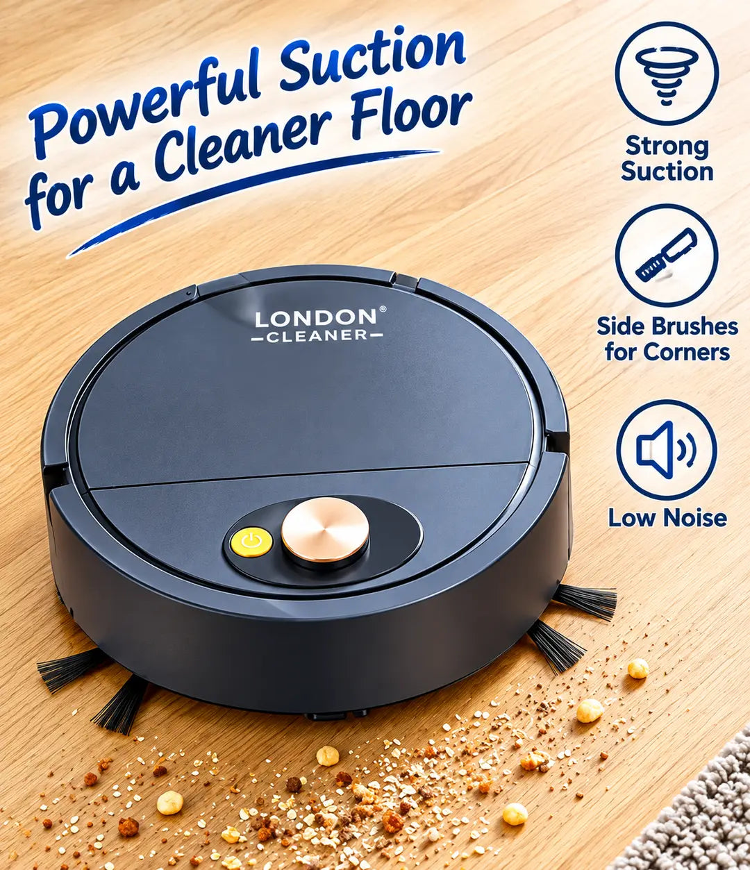 Automatic Sweeping Robot Vacuum & Mop – Smart Home Cleaner