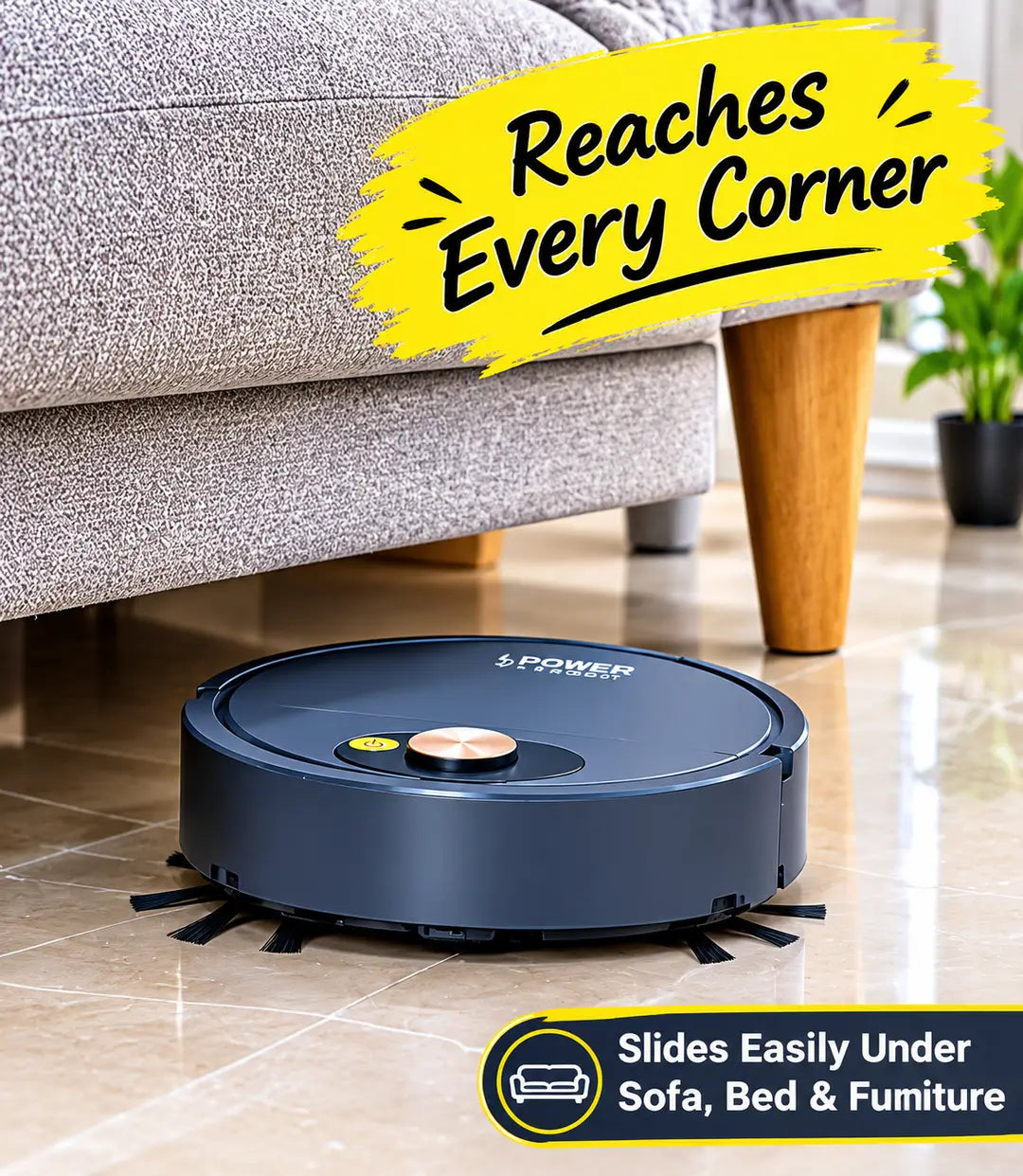 Automatic Sweeping Robot Vacuum & Mop – Smart Home Cleaner