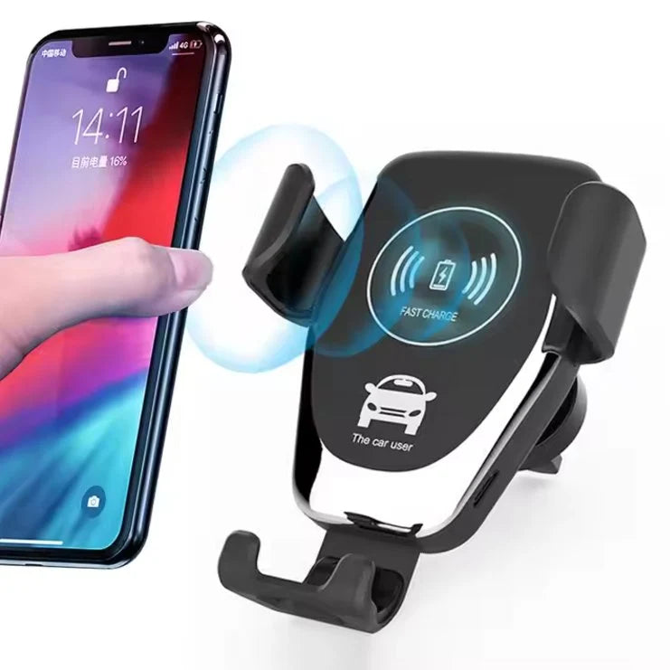 Auto-Clamping Wireless Car Phone Charger & Mount